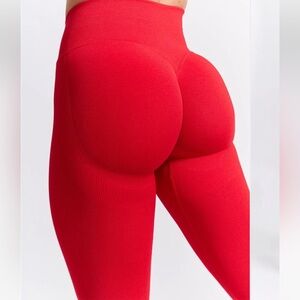 Buffbunny Miracle Seamless Leggings salsa red